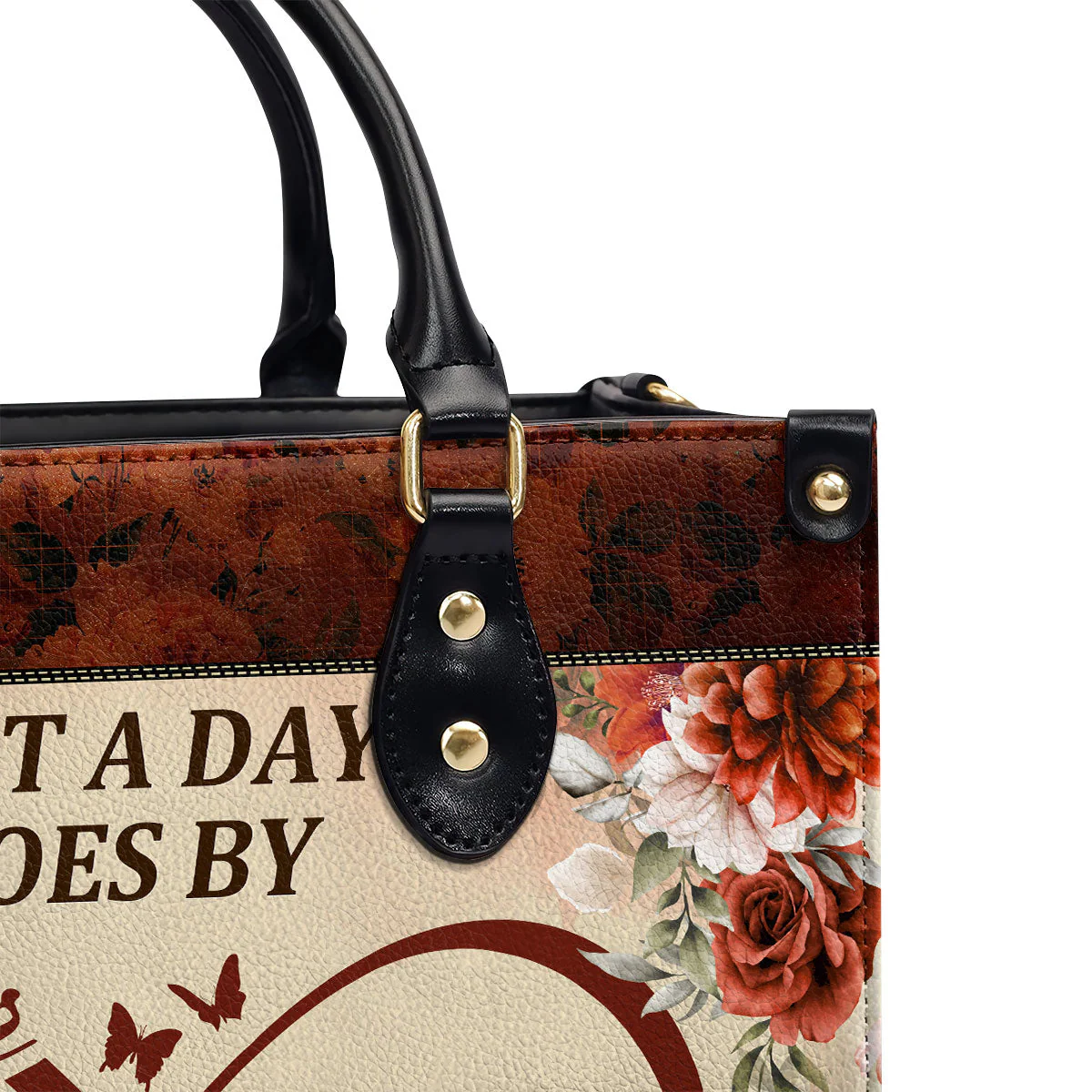I Will Carry You With Me Until I See You Again - Personalized Leather Handbag - Gift Remember for Family HD95 - Image 4