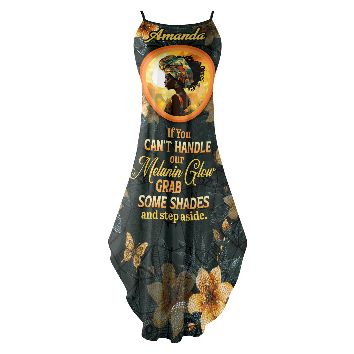 If You Can't Handle My Melanin Glow - Personalized Maxi Dress - Gift For Women HD95 - Image 2