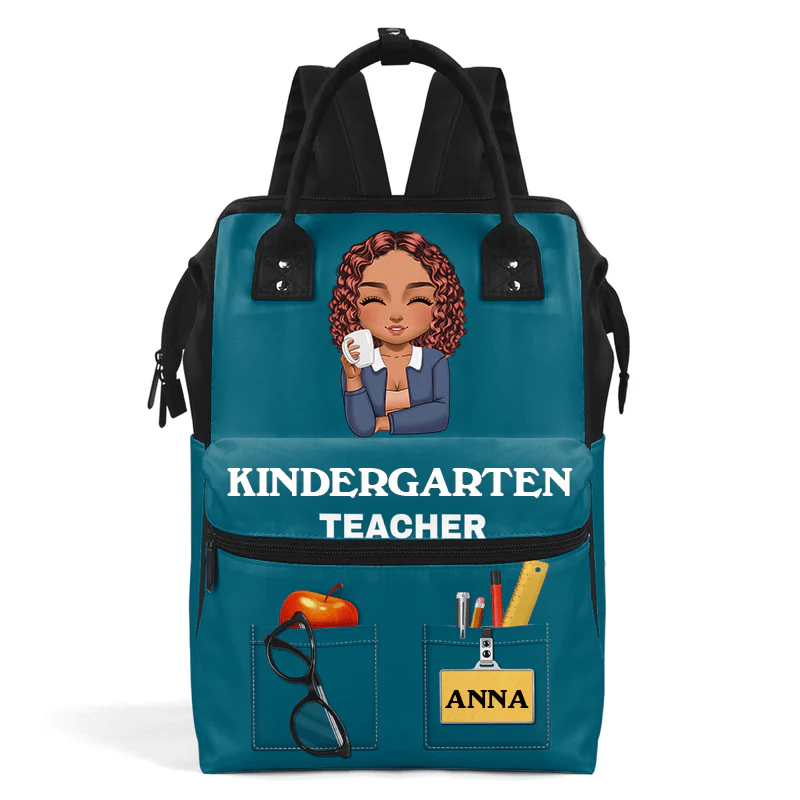 I'm A Teacher - Personalized Duckbilled Backpack - Gift For Teacher | CLTC05 - Image 6