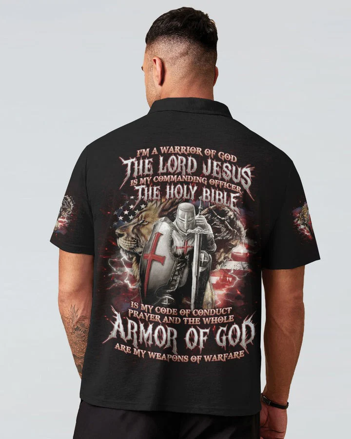 I'm A Warrior Of God - Men's All Over Print Shirt - AT4080520 - Image 4