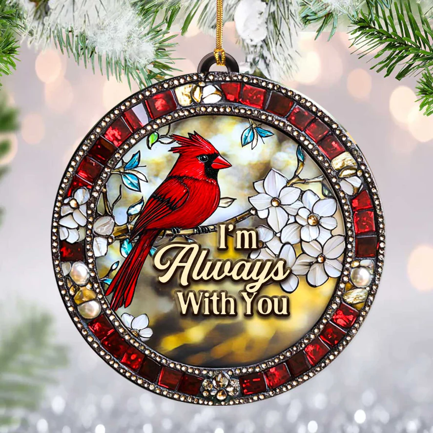 I'm Always With You - Personalized Acrylic Ornament TD118 - Image 7