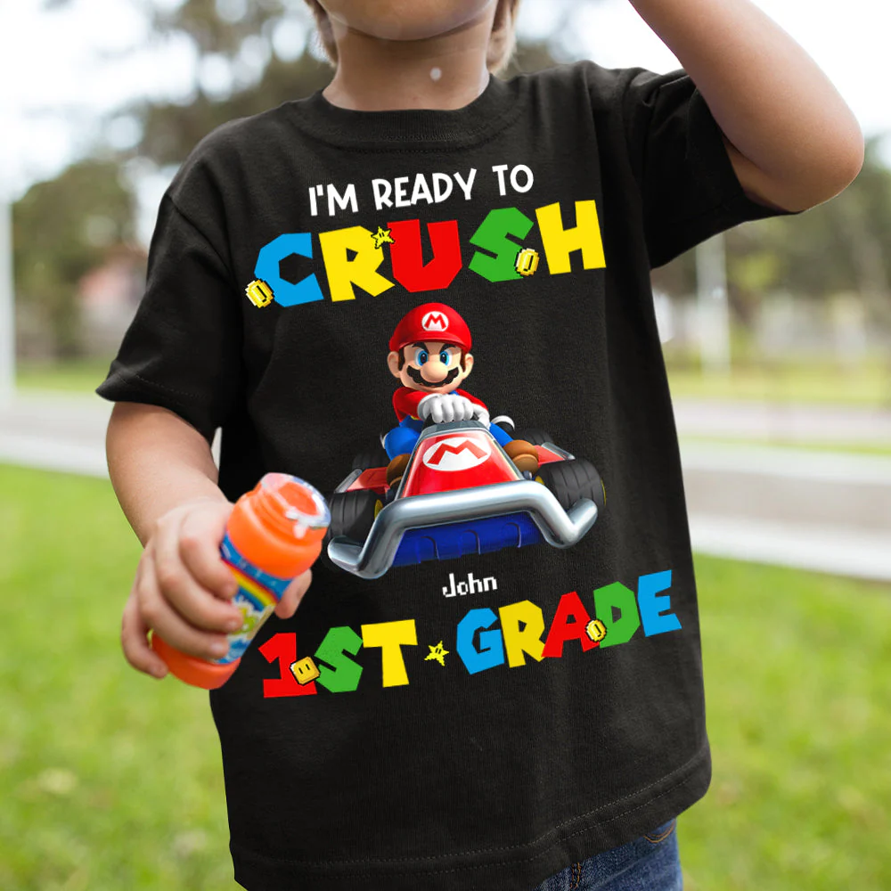 I'm Ready To Crush School - Personalized Shirt - Gift For Kids, Back To School TD118 - Image 2