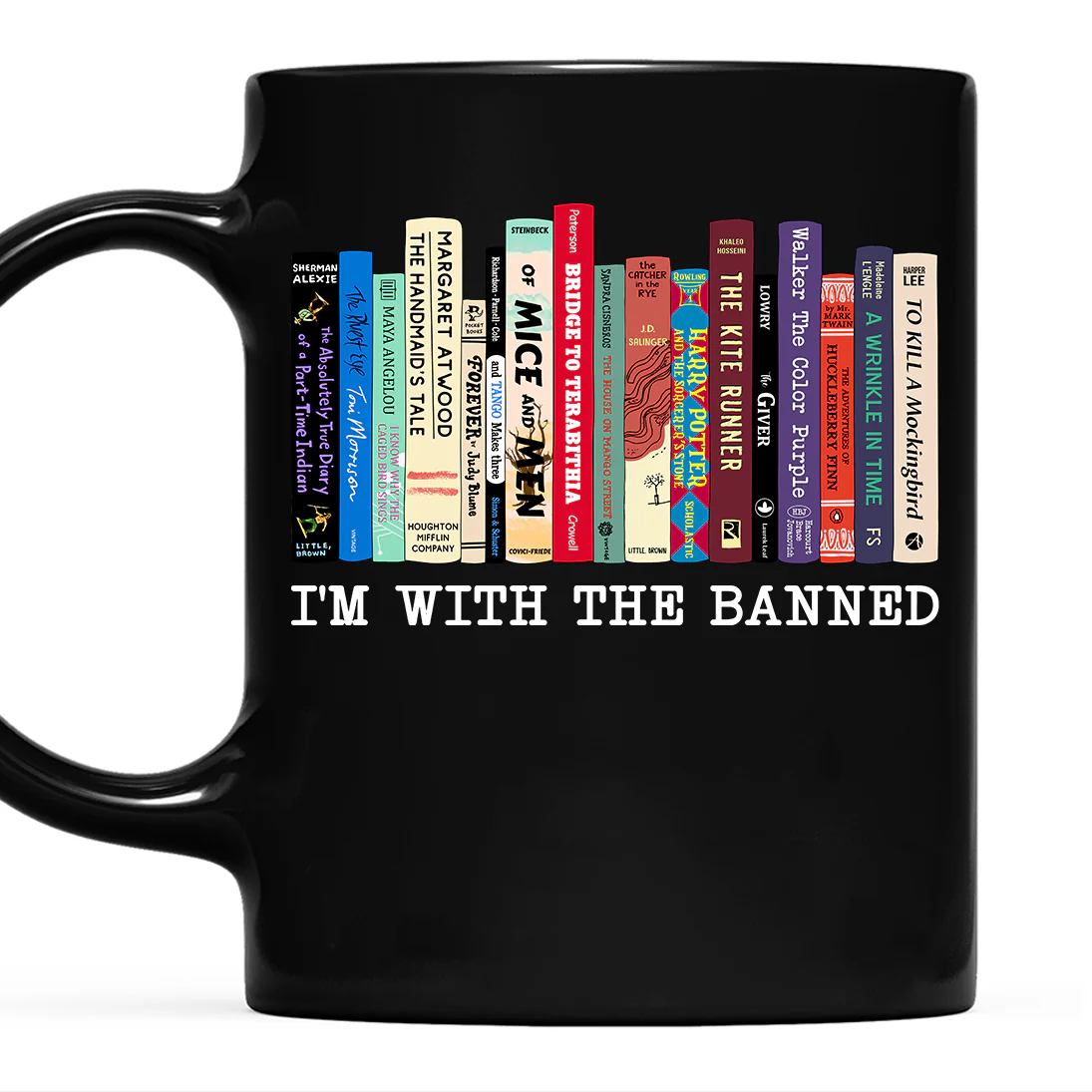 I'm With The Banned Book Lovers Gift Mug - Image 2