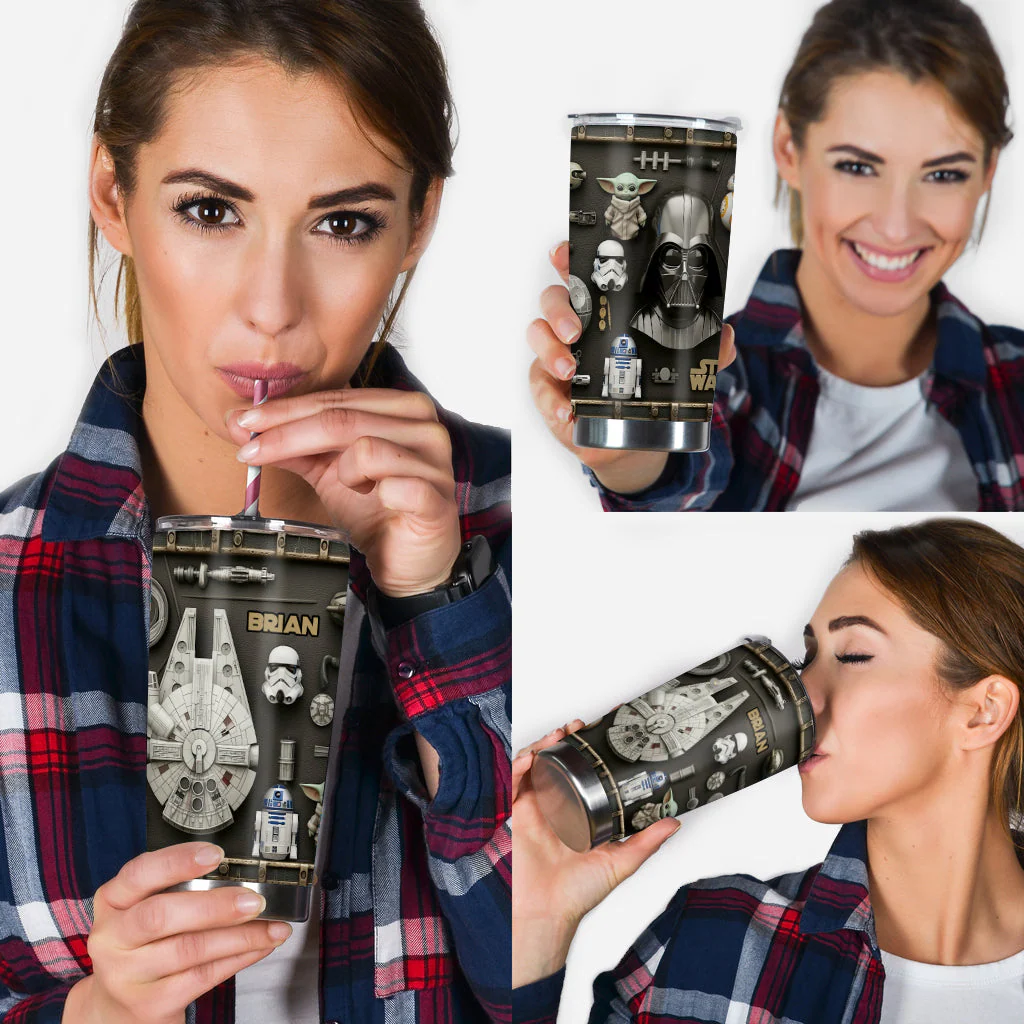 In Dark Place We Find Ourselves - Personalized Tumbler - Gift For Movie Fans NL122 - Image 3