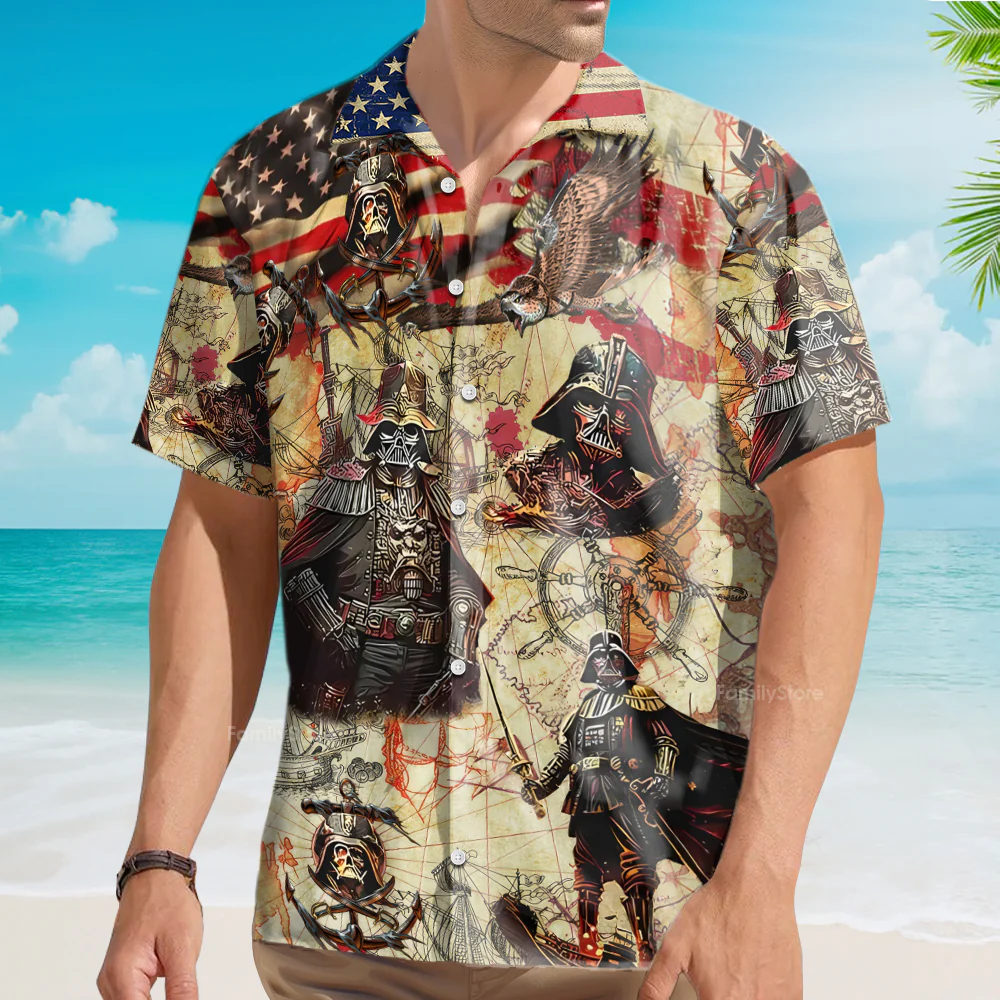 Independence Day Starwars The Anchor Drops - Hawaiian Shirt - Image 4