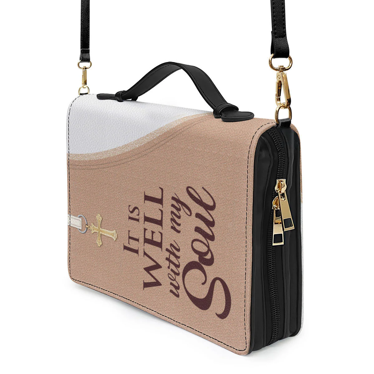 It Is Well With My Soul - Thoughtful Gift For Christians - Personalized Bible Covers - AT4080720 - Image 5