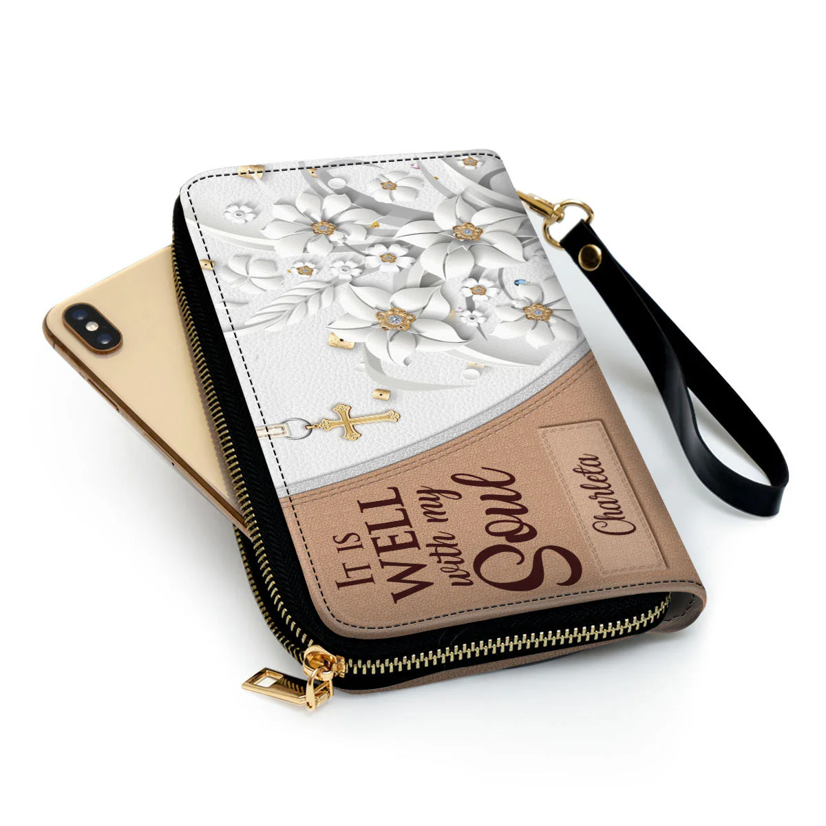 It Is Well With My Soul - Thoughtful Gift For Christians - Personalized Leather Long Wallets - AT4080720 - Image 5