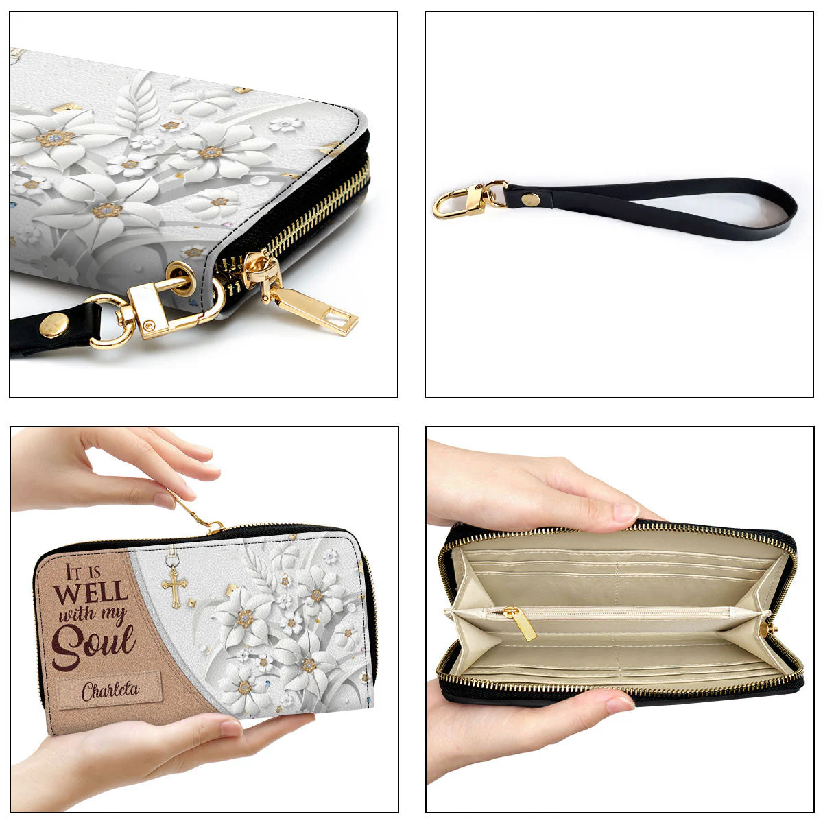 It Is Well With My Soul - Thoughtful Gift For Christians - Personalized Leather Long Wallets - AT4080720 - Image 7