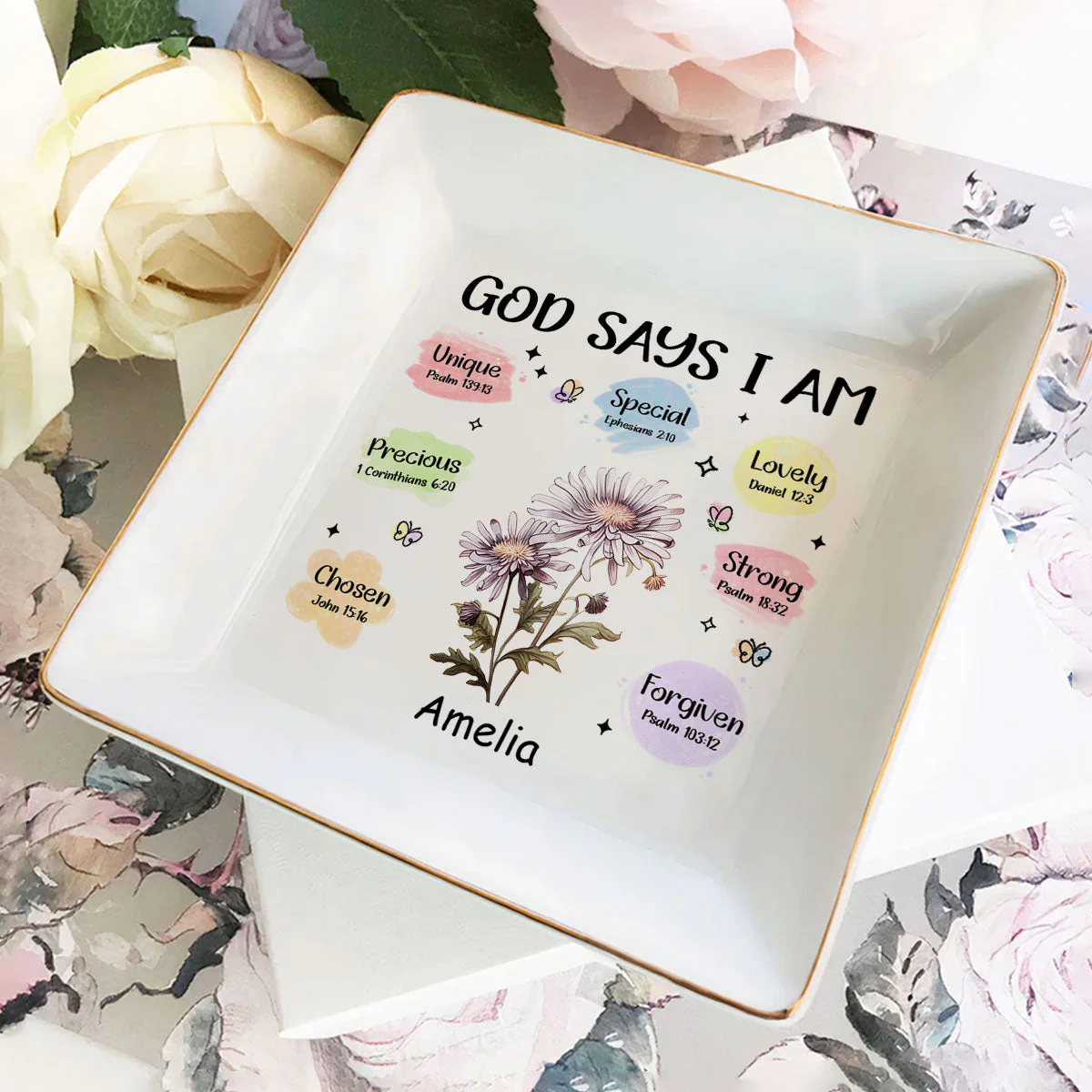 It Takes A Long Time To Grow An Old Friend - Personalized Heart Shape Jewelry Dish - Gift For Bestie, Sister NH96 - Image 2