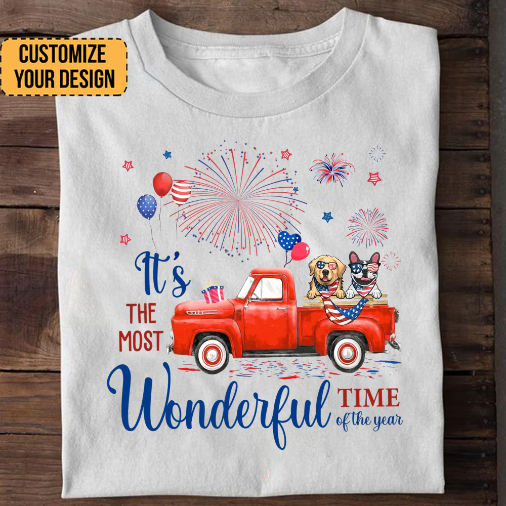It's The Most Wonderful Time Of The Year - Gift For Pet Lovers - Personalized TShirt - CL12 NA94 - Image 2