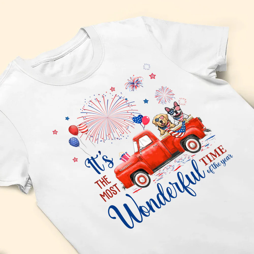 It's The Most Wonderful Time Of The Year - Gift For Pet Lovers - Personalized TShirt - CL12 NA94 - Image 3