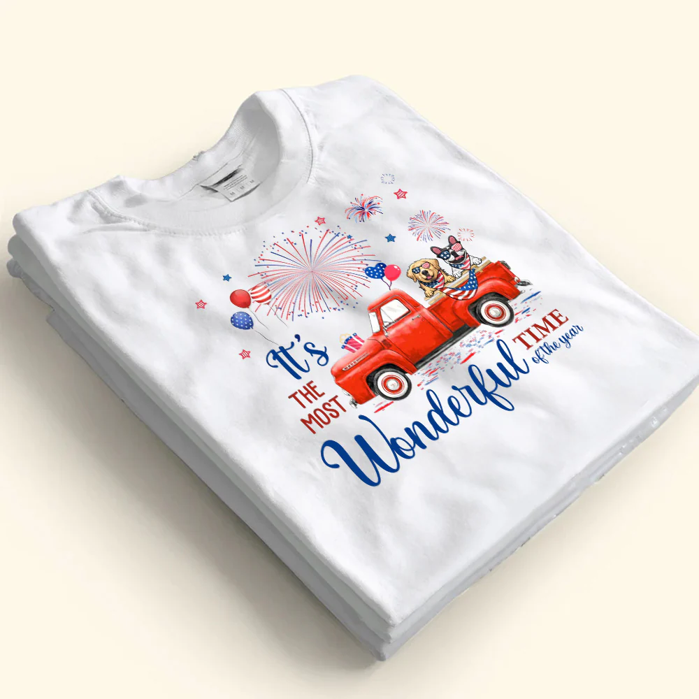It's The Most Wonderful Time Of The Year - Gift For Pet Lovers - Personalized TShirt - CL12 NA94 - Image 4