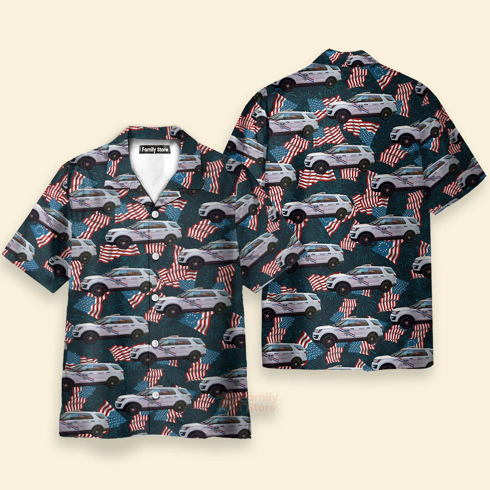 Jefferson Parish Sheriff Office, 4Th Of July Hawaiian Shirt - Image 3