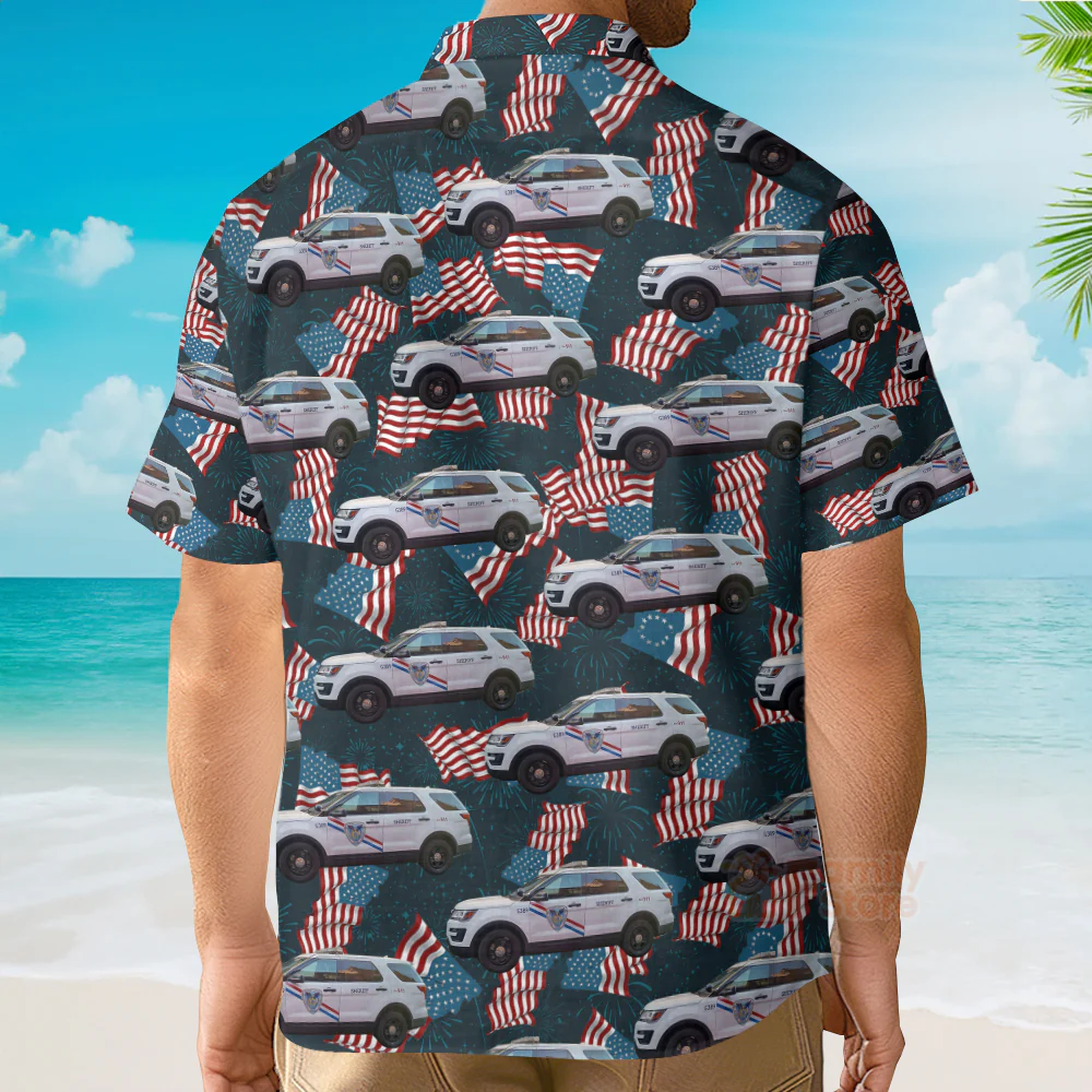 Jefferson Parish Sheriff Office, 4Th Of July Hawaiian Shirt - Image 5