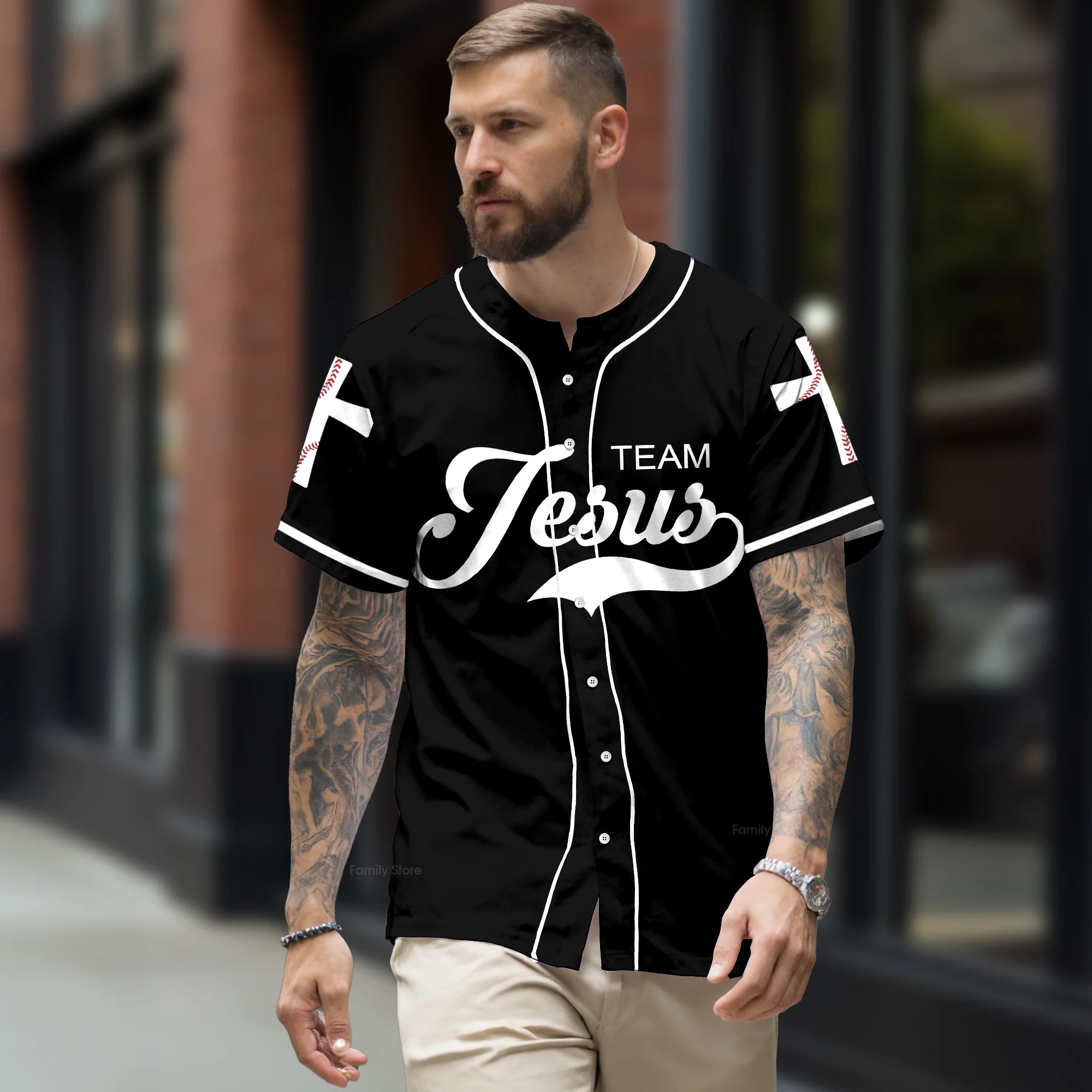 Jesus - All I Need Today Is A Whole Lot Of Jesus Baseball Tee - Image 2