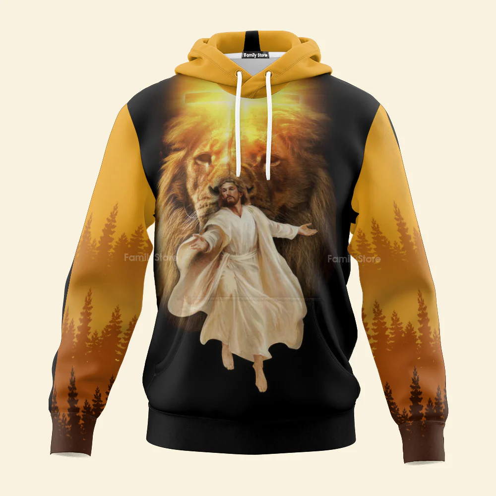 Jesus And Lion My Everything Hoodie For Men & Women