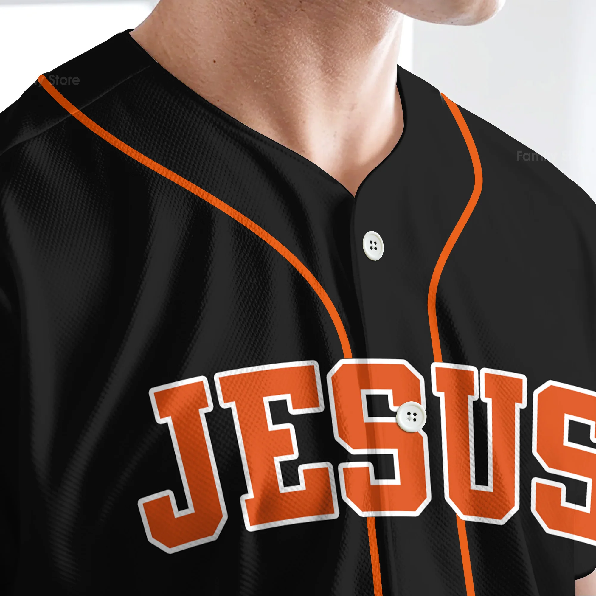 QT204251Td Baseball Tee Jesus Baseball Jersey - Christant Gift For Him 228 - Image 4