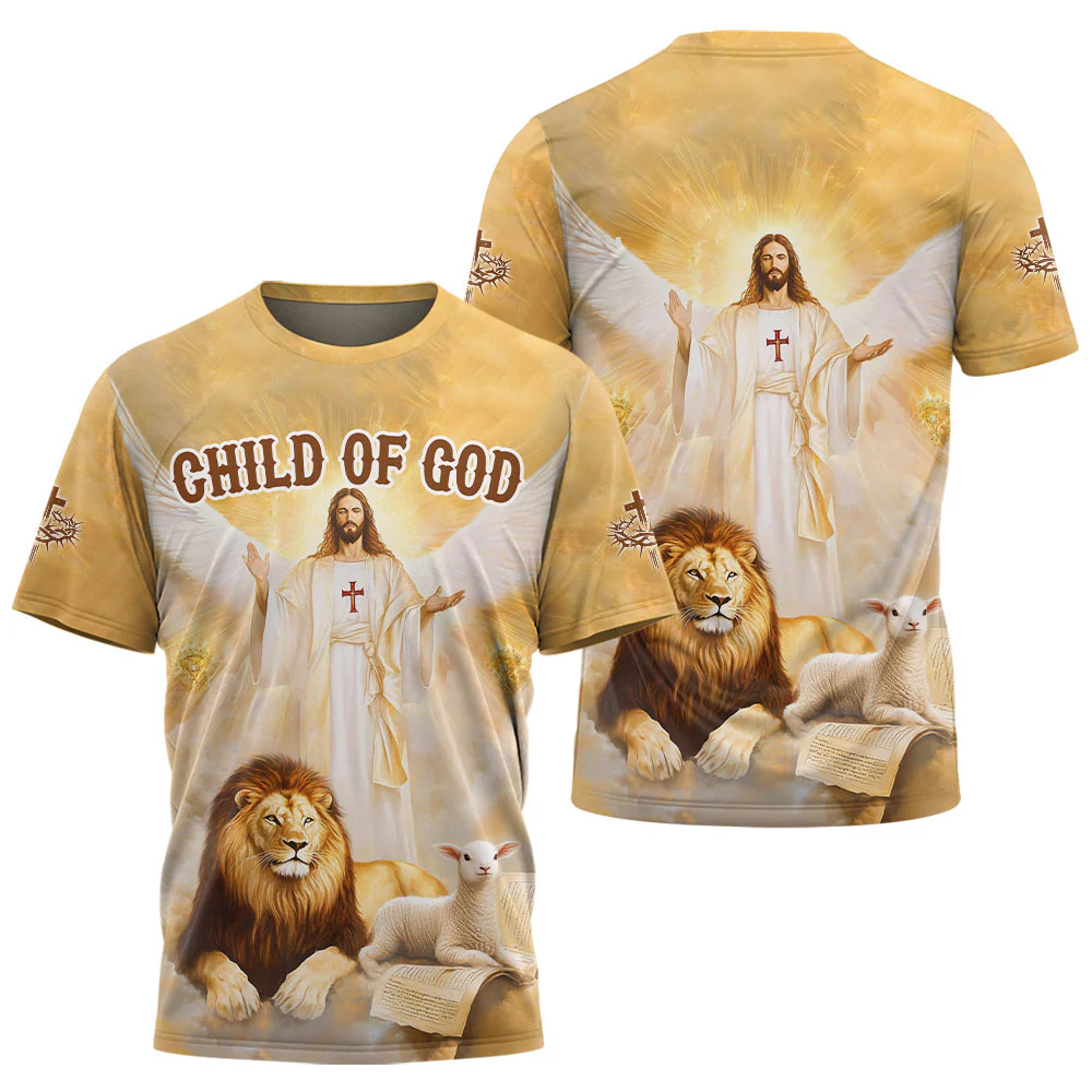 Jesus Child Of God 3D TShirt - Image 3