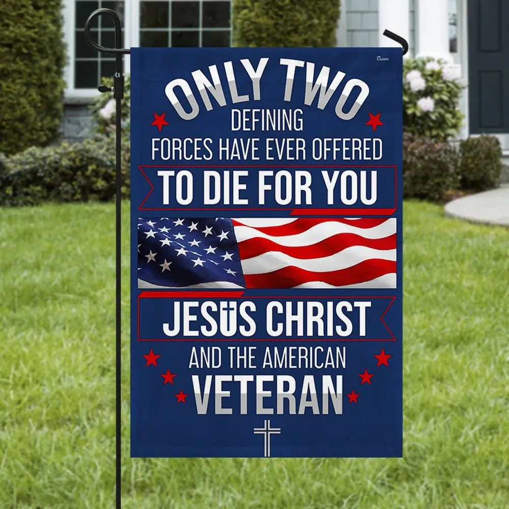 Jesus Christ And The American Veteran Flag - Gift For Patriotic, Veteran | HN02
