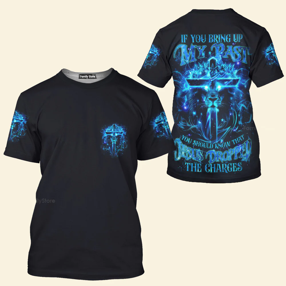 Jesus Dropped The Charges Lion - Men's All Over Print Shirt - AT407008 - Image 13