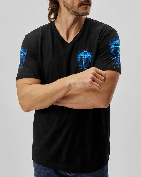 Jesus Dropped The Charges Lion - Men's All Over Print Shirt - AT407008 - Image 3