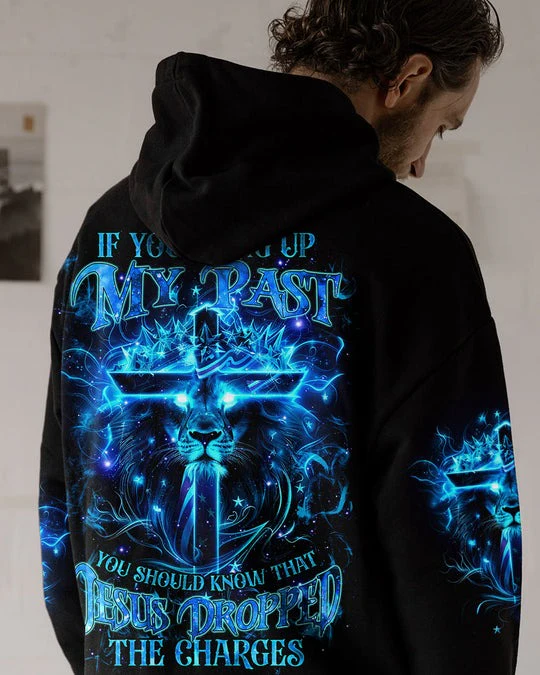 Jesus Dropped The Charges Lion - Men's All Over Print Shirt - AT407008 - Image 4