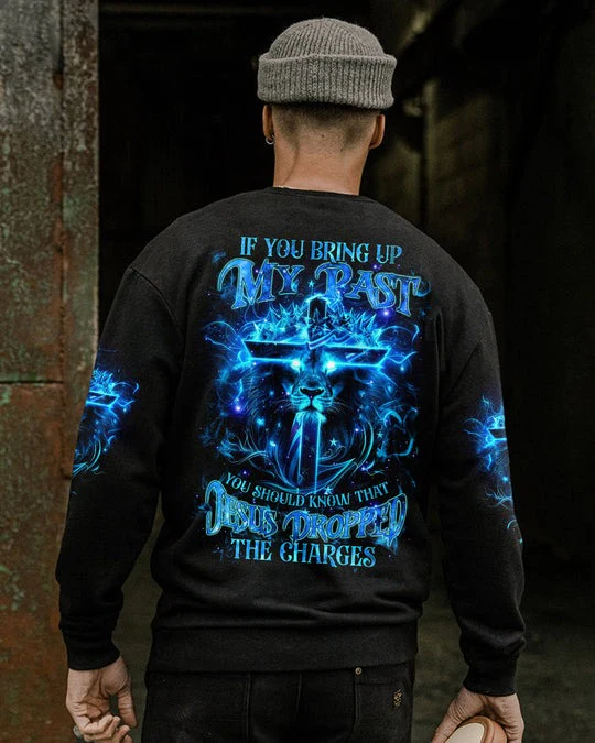 Jesus Dropped The Charges Lion - Men's All Over Print Shirt - AT407008 - Image 6