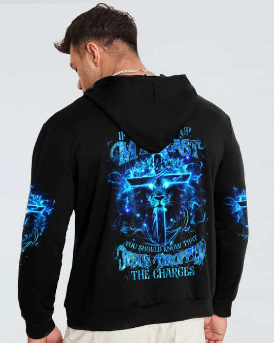 Jesus Dropped The Charges Lion - Men's All Over Print Shirt - AT407008 - Image 8