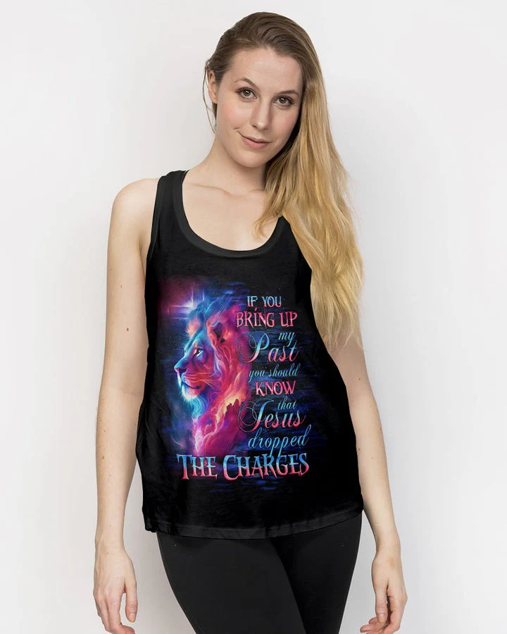 Jesus Dropped The Charges Lion - Women's All Over Print Shirt - AT4080504 - Image 14