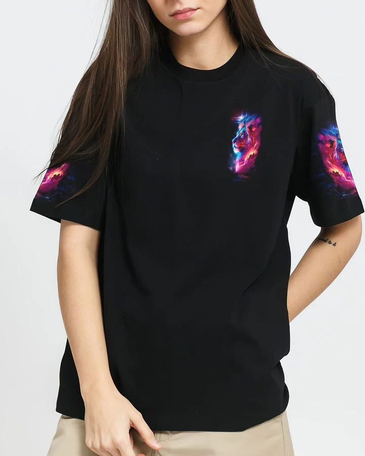 Jesus Dropped The Charges Lion - Women's All Over Print Shirt - AT4080504 - Image 3
