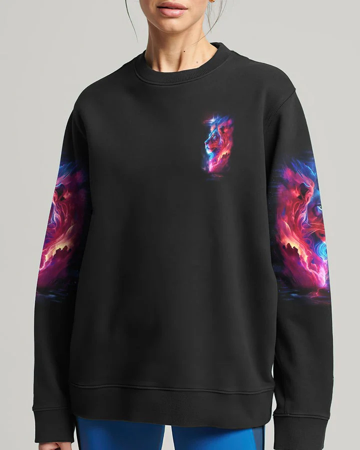 Jesus Dropped The Charges Lion - Women's All Over Print Shirt - AT4080504 - Image 9