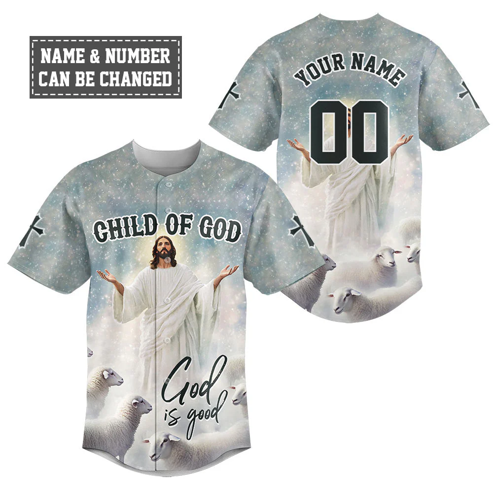 Jesus God Is Good Baseball Jersey Bundle - Image 2
