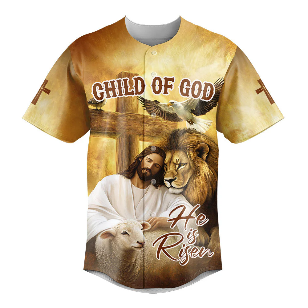Jesus He Is Risen Baseball Jersey Bundle - Image 3