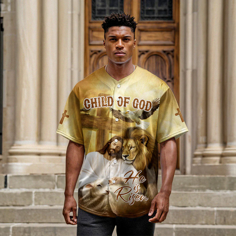 Jesus He Is Risen Baseball Jersey Bundle - Image 9