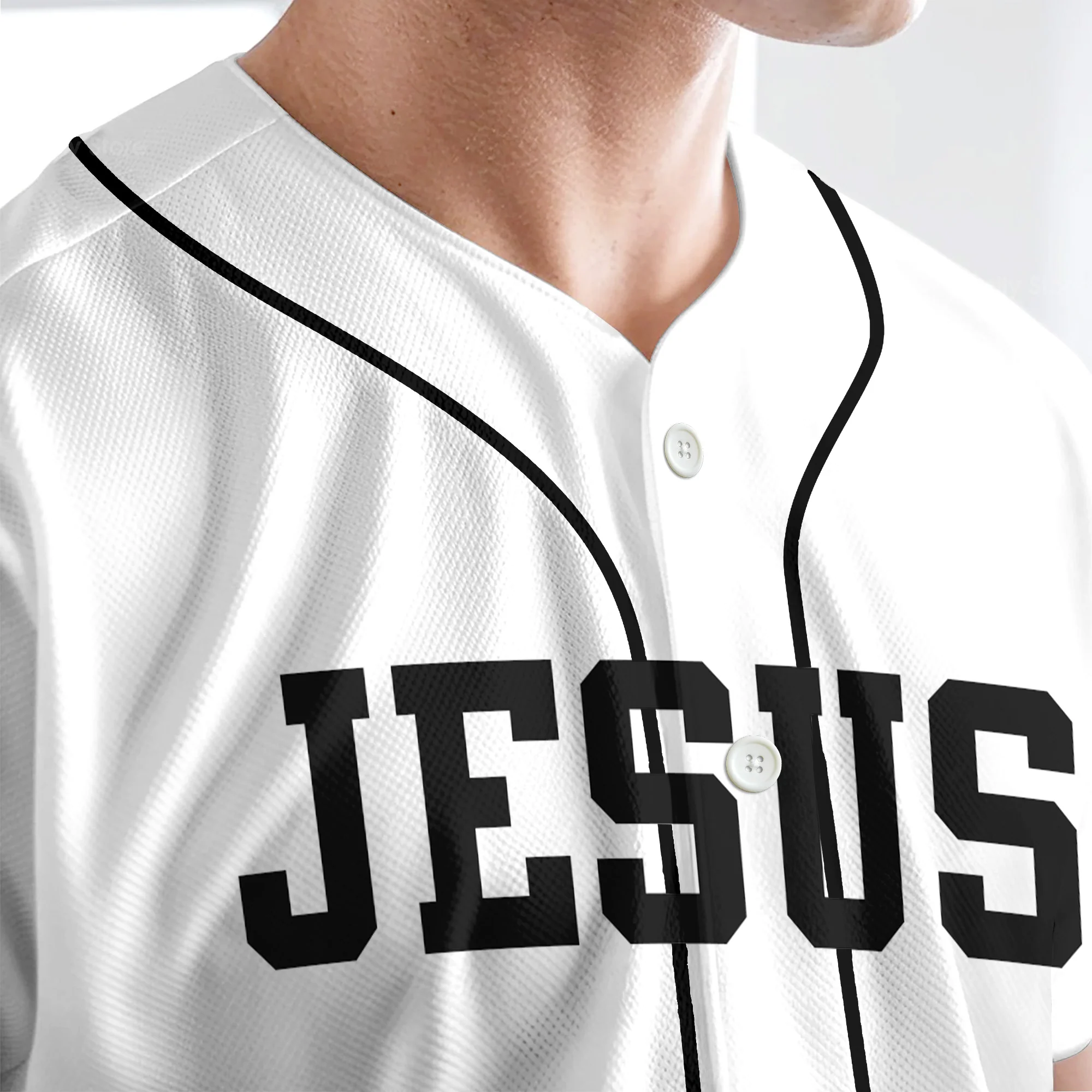 I fell in love with Who died for me - Baseball Jersey - Christant Gift For Him for God, Jesus, Christian - Image 4