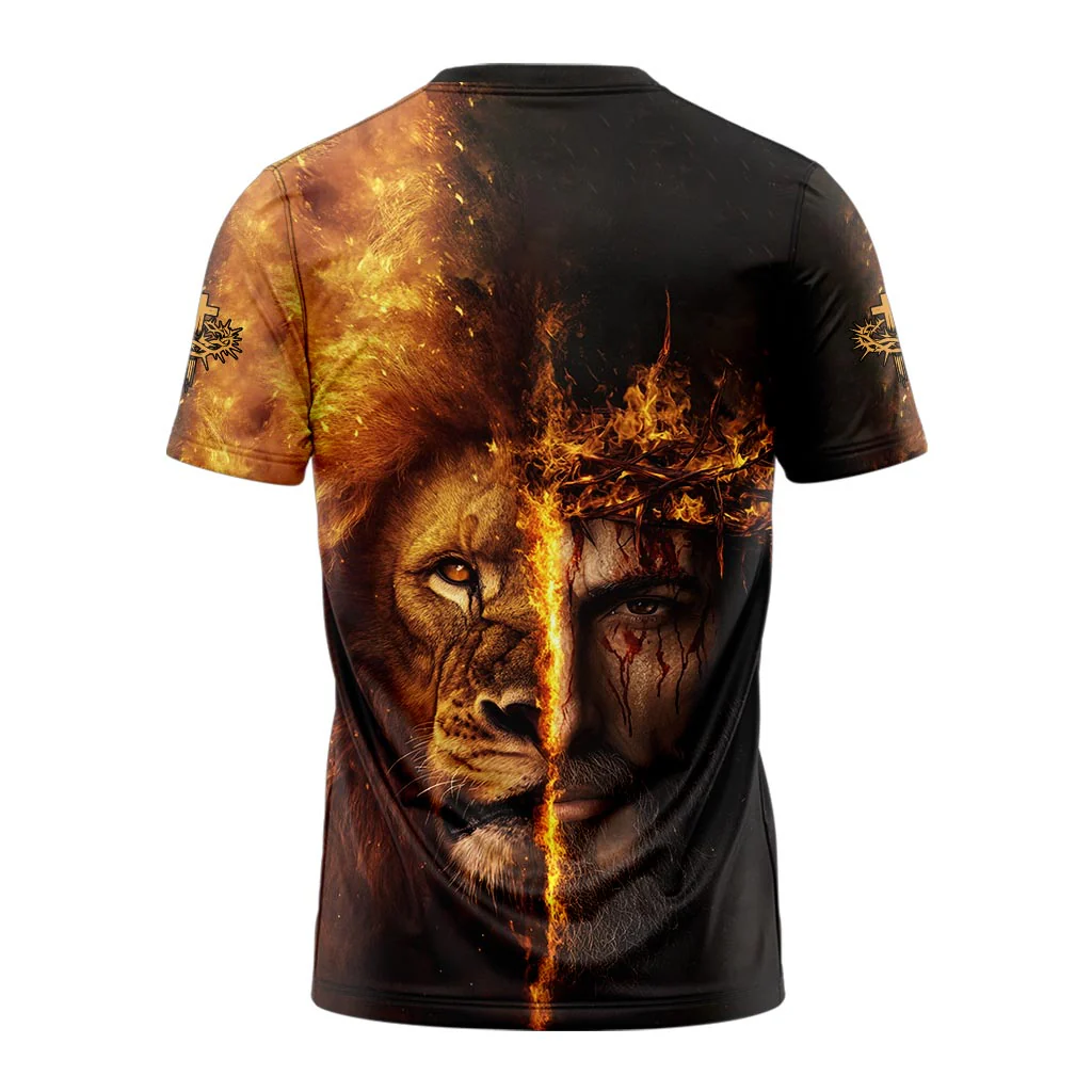Jesus Is King Lion 3D TShirt - Image 2