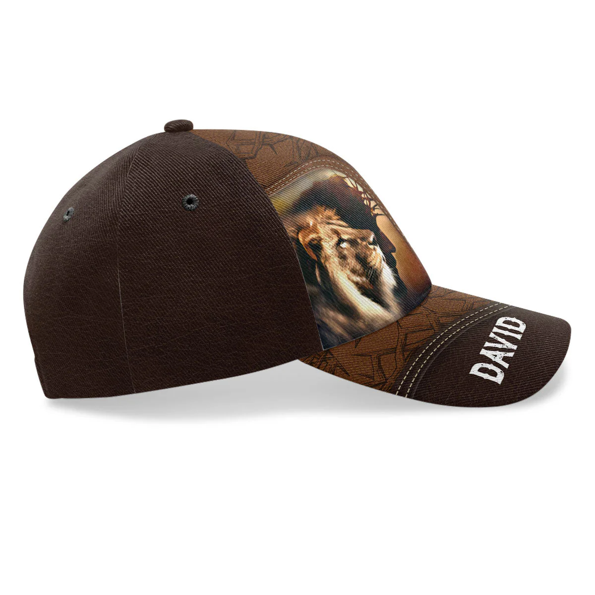 Jesus Is King - Personalized Classic Cap - Christian Gift For Man BA01 - Image 4