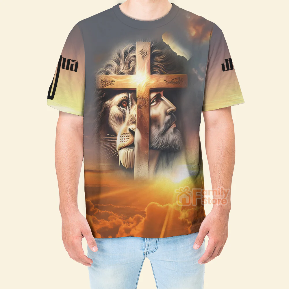 Jesus Is My King My Lord My Savior - 3D TShirt - Image 4