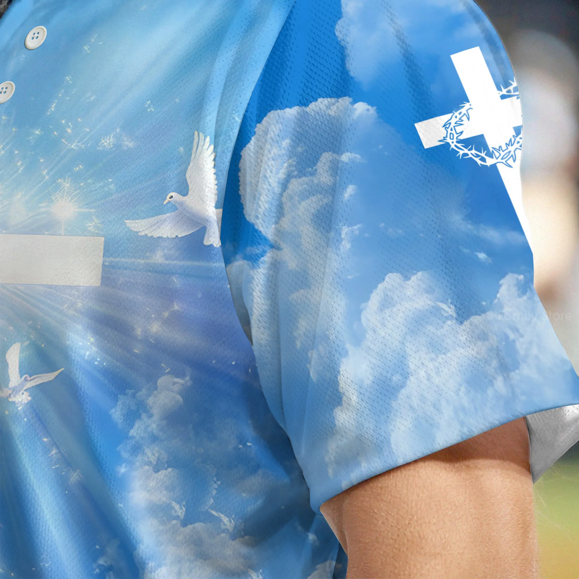 Jesus Is My Savior Baseball Jersey - Christant Gift For Him - Image 5