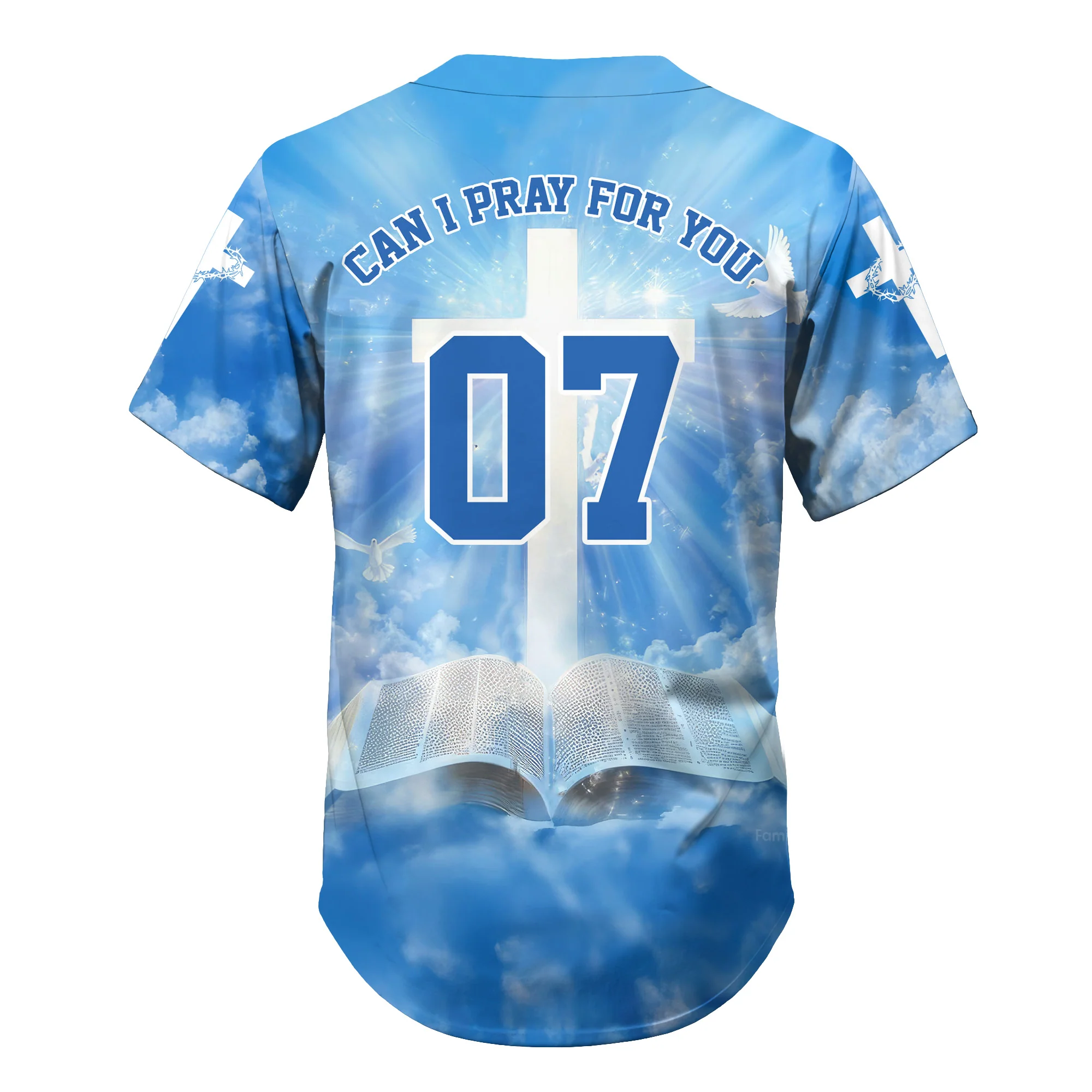 Jesus Is My Savior Baseball Jersey - Christant Gift For Him - Image 6