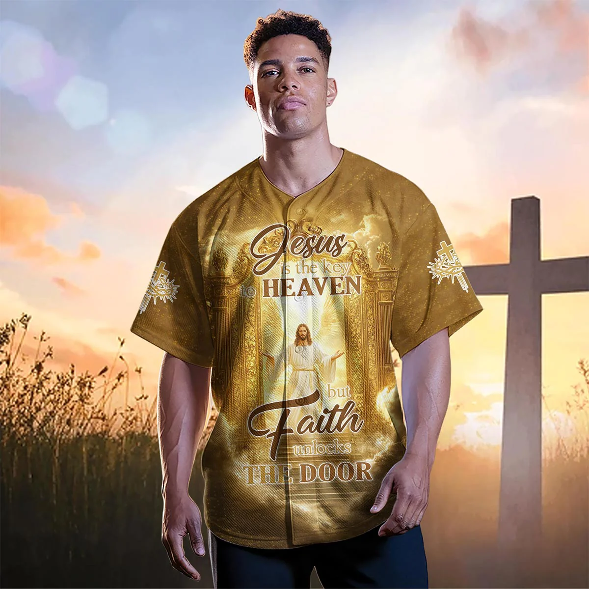Jesus is the Key to Heaven Baseball Jersey Bundle - Image 10