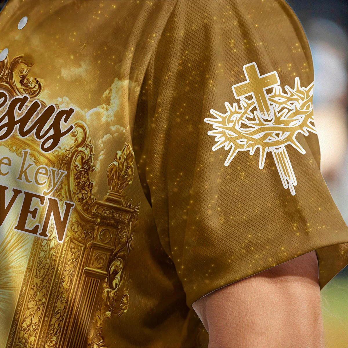 Jesus is the Key to Heaven Baseball Jersey Bundle - Image 5