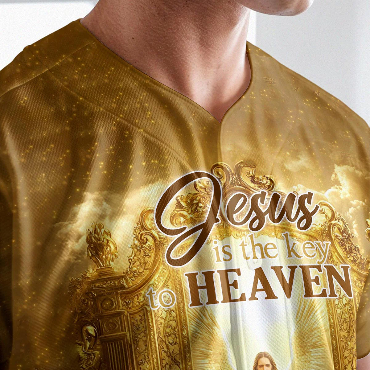 Jesus is the Key to Heaven Baseball Jersey Bundle - Image 6