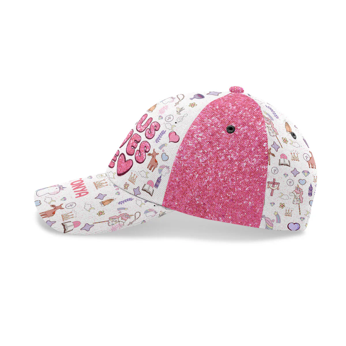 Jesus Loves Me - Personalized Classic Cap - Gift For Kids HN02 - Image 3