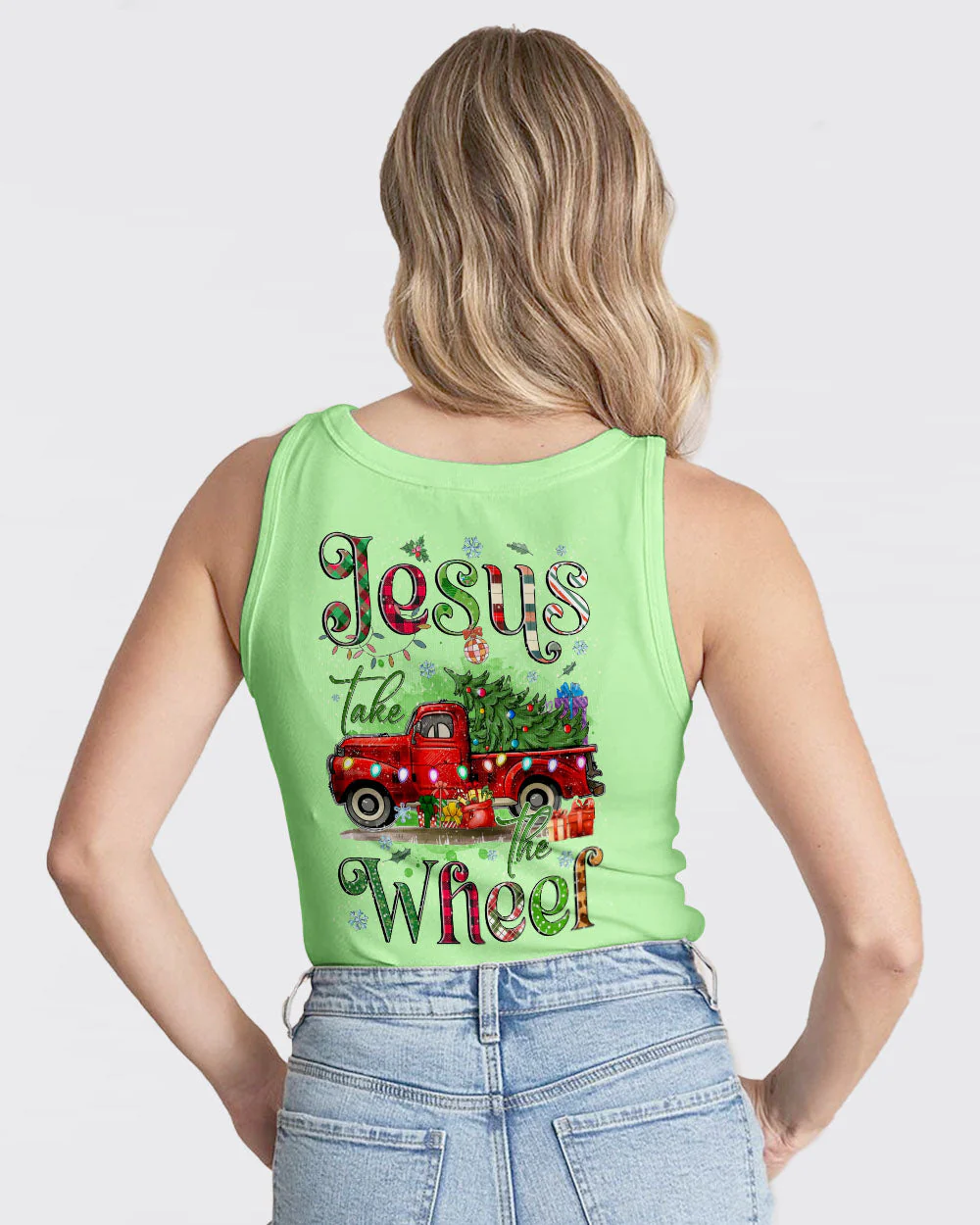 Jesus Take The Wheel Christmas Women's All Over Print Shirt - 2310244 - Image 12