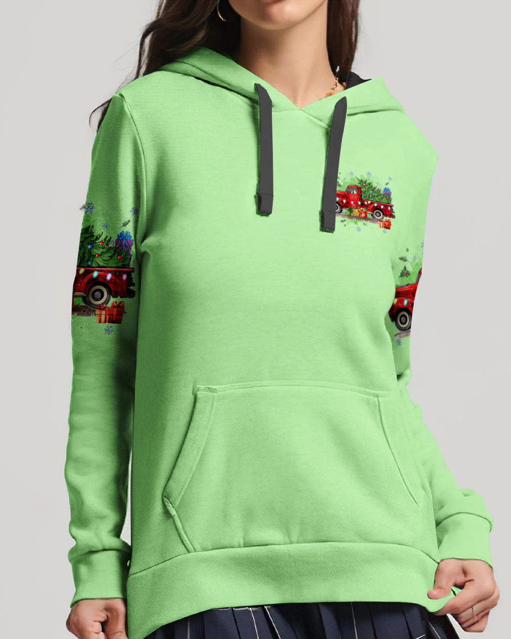 Jesus Take The Wheel Christmas Women's All Over Print Shirt - 2310244 - Image 3