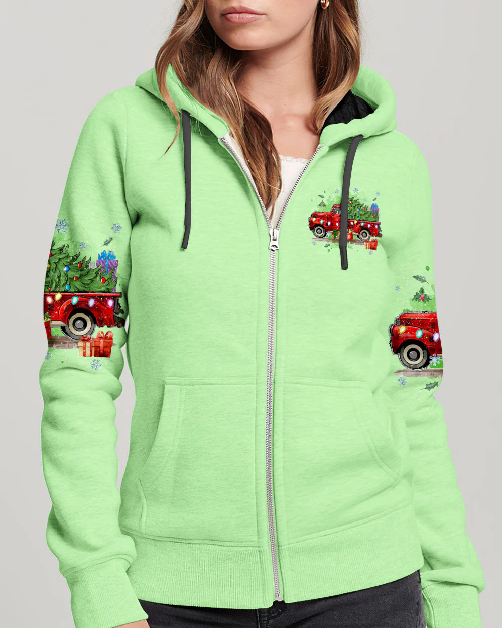Jesus Take The Wheel Christmas Women's All Over Print Shirt - 2310244 - Image 5