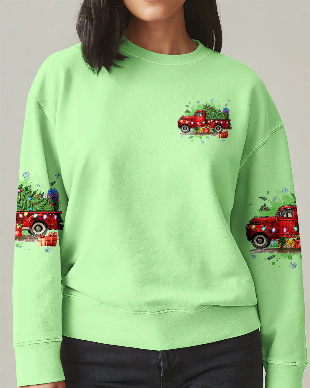 Jesus Take The Wheel Christmas Women's All Over Print Shirt - 2310244 - Image 7