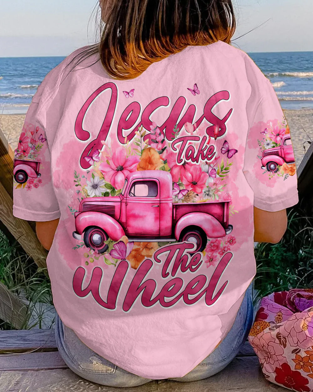 Jesus Take The Wheel Women's All Over Print Shirt - hi2303241