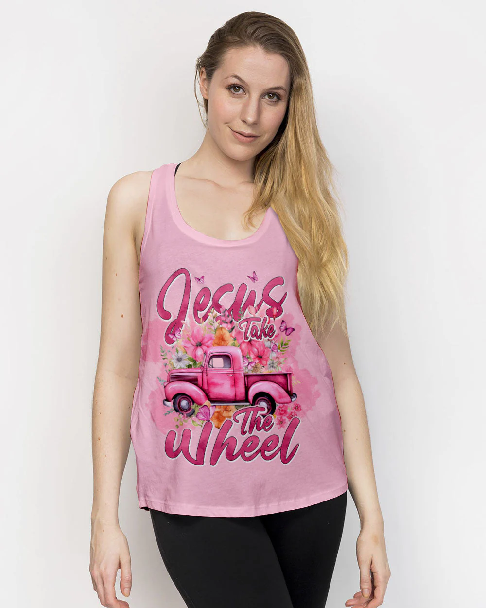 Jesus Take The Wheel Women's All Over Print Shirt - hi2303241 - Image 12
